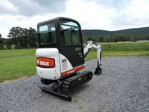 Bobcat 322G+ 3 Godets - Mini pelle 1,6 t avec cabine - Logist Agri