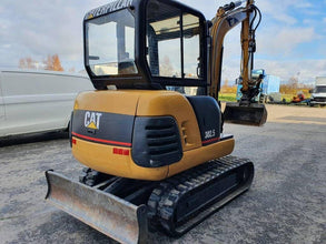 Caterpillar 302.5+3 Godets - Mini - pelle 2,8T– Fiabilité et performances - Logist Agri
