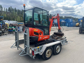 Kubota KX019 - 4 + Remorque – Mini - pelle complète – 2016 - Logist Agri