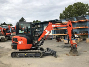 Kubota KX033 - 4 – Mini - pelle avec cabine climatisée – 2017 - Logist Agri