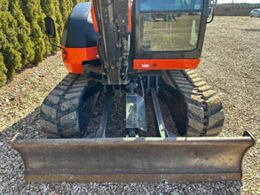 Kubota KX080 - 4 + 3 Godets et ENGCON - Mini - pelle 8T - Logist Agri