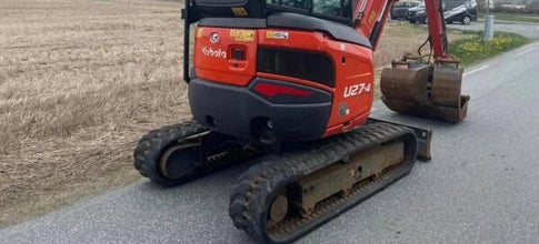 Kubota U27 - 4+3 Godets - Mini - pelle 2,7 t avec attache rotative - Logist Agri