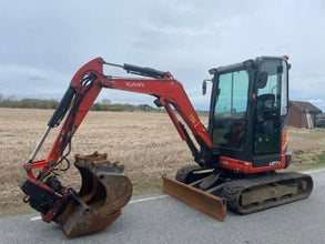 Kubota U27 - 4+3 Godets - Mini - pelle 2,7 t avec attache rotative - Logist Agri