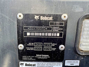 Mini pelle Bobcat E32I – 2019 - Logist Agri