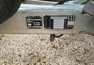 Remorque porte - engins HUBIERE – PTAC 3,5 Tonnes - Logist Agri