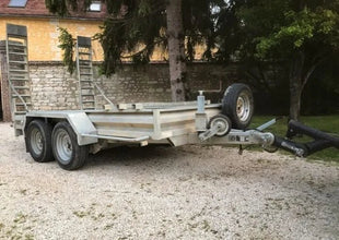 Remorque porte - engins HUBIERE – PTAC 3,5 Tonnes - Logist Agri