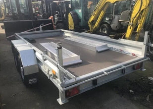 Remorque porte - engins HUBIERE TPF35 – 3,5 Tonnes - Logist Agri