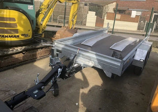 Remorque porte - engins HUBIERE TPF35 – 3,5 Tonnes - Logist Agri